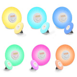 Sunrise Alarm Clock with 8 Natural Sounds and 7 Color Night Light