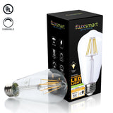 Dimmable ST64 Edison Style Vintage LED Filament Light Bulb - 8 Watt, 800 Lumen - 2700K Warm White, E26 Base, 60W Incandescent Bulb Equivalent