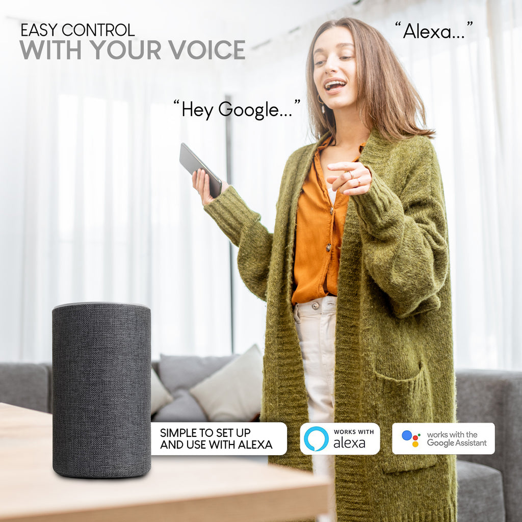 Smart Plug | Works with Alexa | control lights with voice | easy to  set up and use